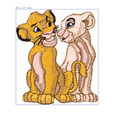 Applicatie Lion King | Simba en Nala | 61 x 71 mm Applicatie DISNEY - LK - ANIMAL - FRIENDS - 510 - 100 - 005 8714772038209
